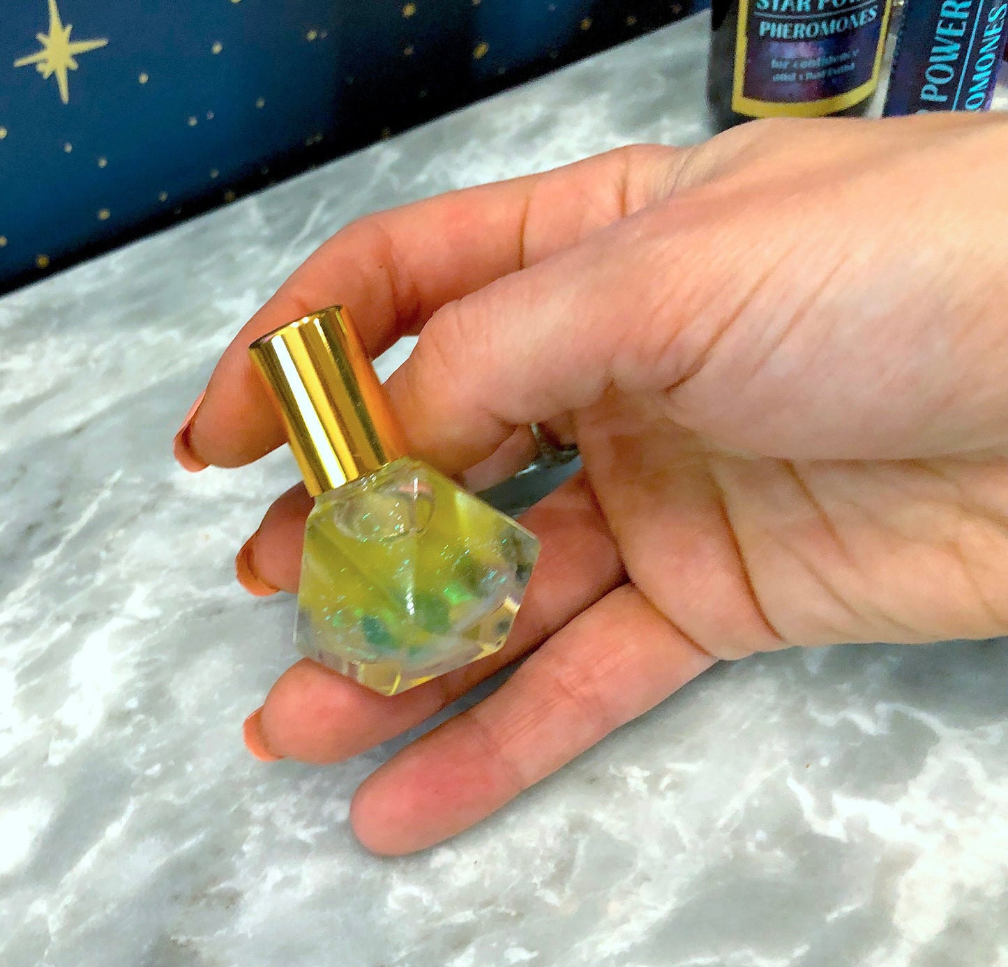 Star Power Pheromone Perfume Attraction Oil- Love Potion for Charisma, Charm Oil, Obsession Spell Potion for Confidence, Manifesting Cologne