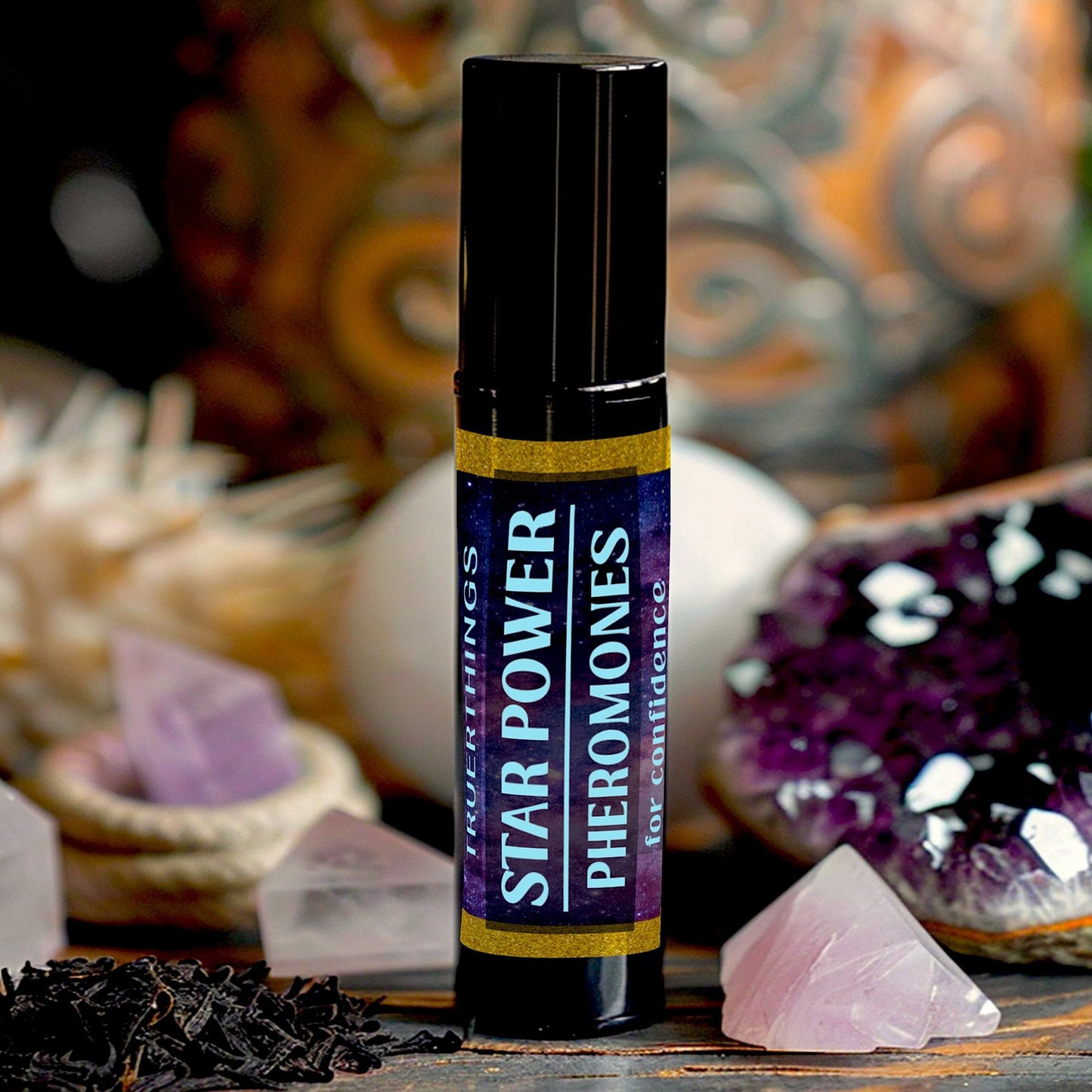 Star Power Pheromone Perfume Attraction Oil- Love Potion for Charisma, Charm Oil, Obsession Spell Potion for Confidence, Manifesting Cologne