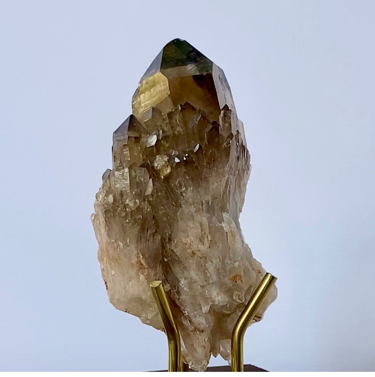 Brandberg Quartz, Smoky Quartz Citrine Crystal, Kundalini Quartz Power Solar Plexus Chakra Healing Crystal Point Rare, Home Decor Feng Shui