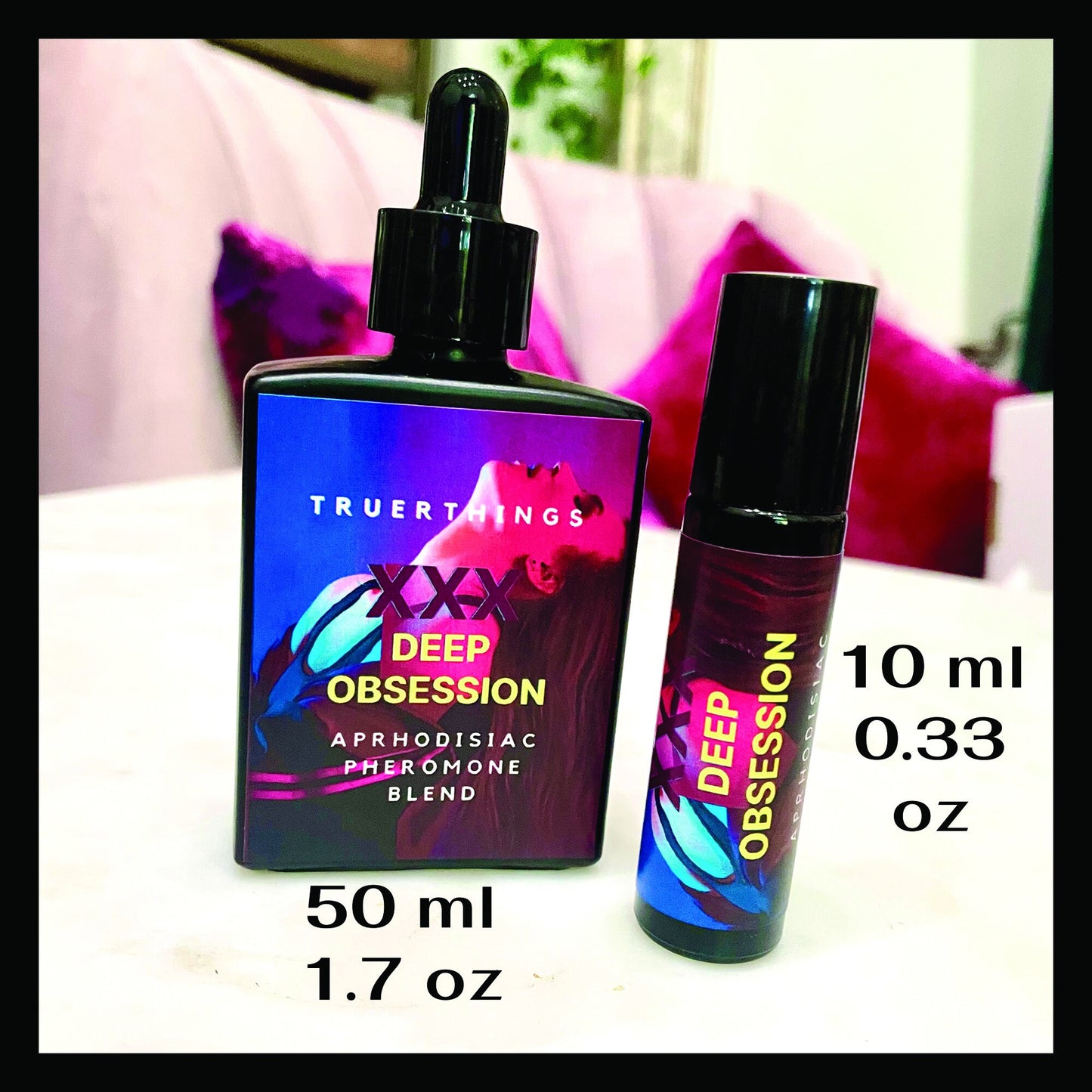 Pheromone Perfume Aphrodisiac Oil- XXX Deep Obsession- Sensual Roll-On Pheromone Love Potion for Maximum Seduction Sex Drive Attraction Love