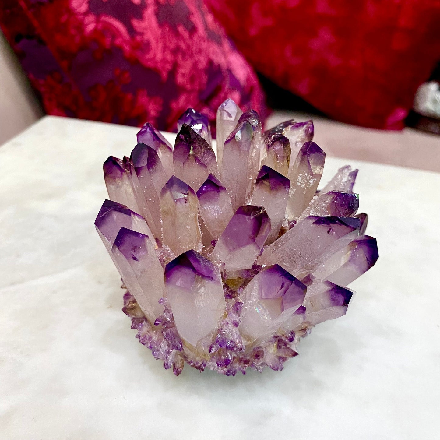 Big Amethyst Crystal Clusters, February Birthstone Raw Amethyst,  Enchanting Crystal Home Decor, Unique Gift for Her, Crown Chakra Cleansing