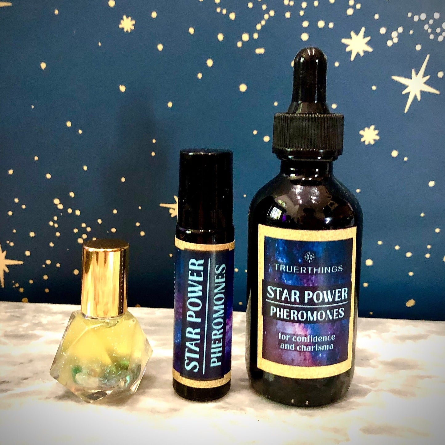 Star Power Pheromone Perfume Attraction Oil- Love Potion for Charisma, Charm Oil, Obsession Spell Potion for Confidence, Manifesting Cologne