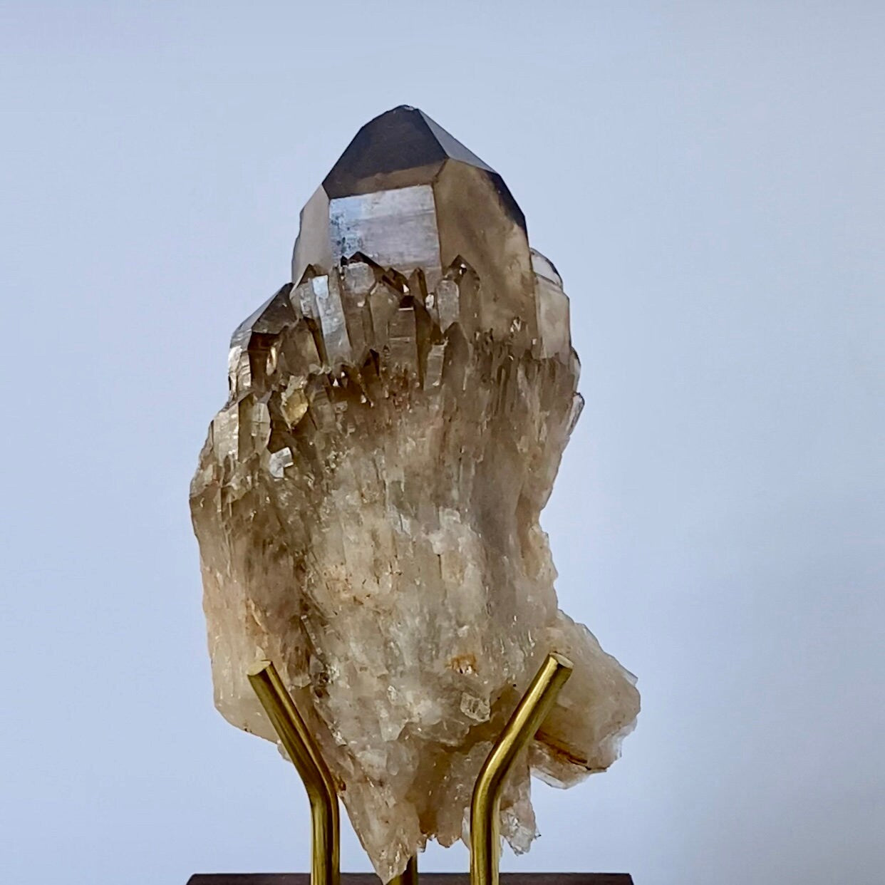 Brandberg Quartz, Smoky Quartz Citrine Crystal, Kundalini Quartz Power Solar Plexus Chakra Healing Crystal Point Rare, Home Decor Feng Shui