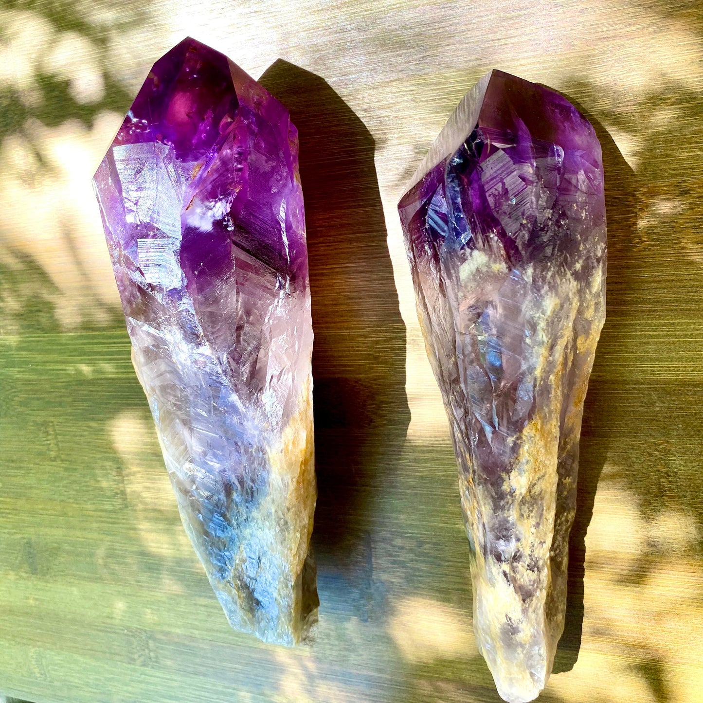 Dragons Tooth Amethyst Crystals, Raw Bahia Amethyst Root, Bahia Brazil Natural Raw Amethyst Wand Scepter Aura Cleansing Crown Chakra Healing