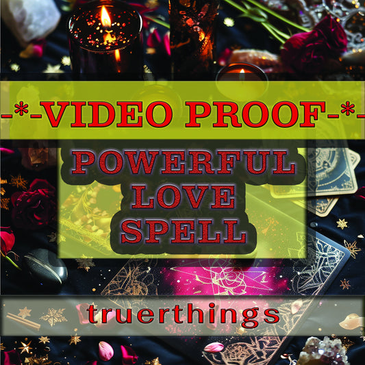 LOVE SPELL video proof, witch spell casting same day, pheromone love potion spell for attraction, deep obsession love only me spell magic