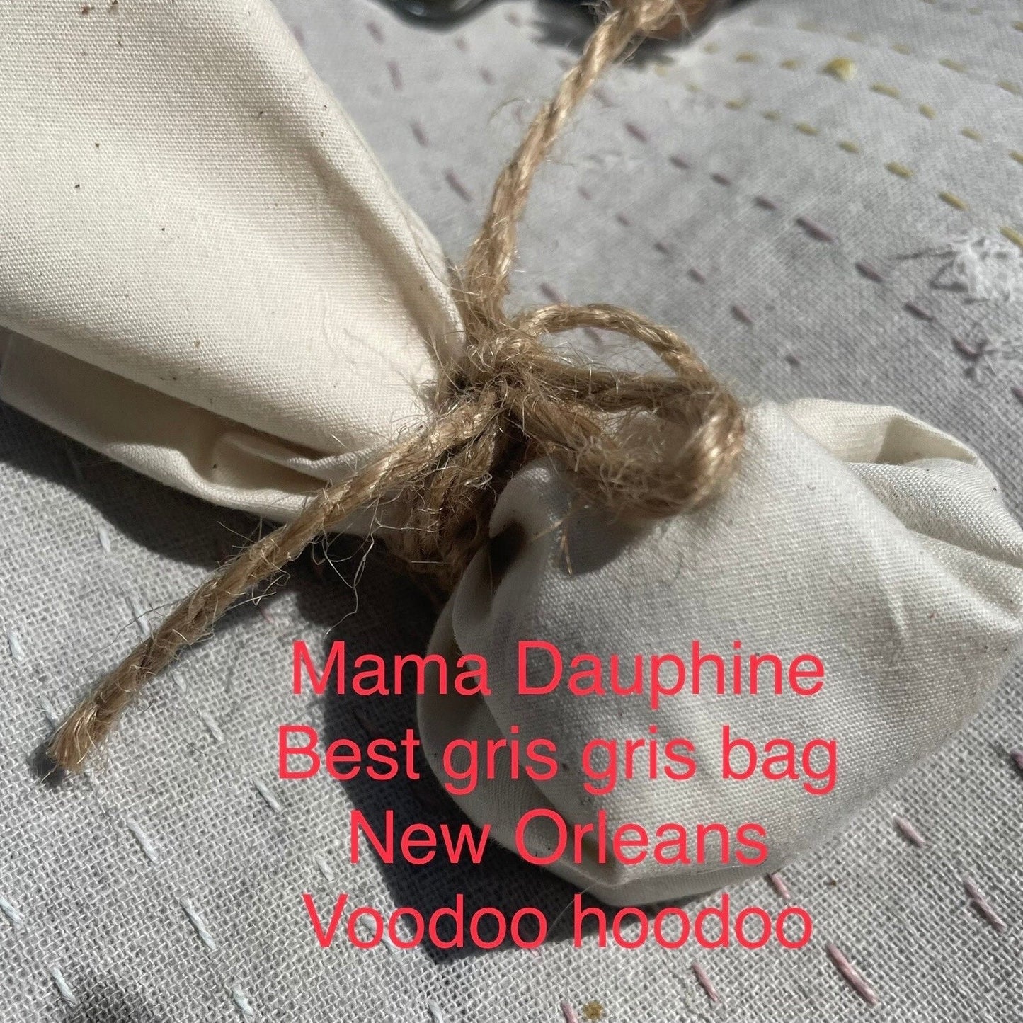 gris gris bag- mojo luck money bag magic hoodoo voodoo New Orleans vodou priestess Mama DAUPHINE haiti nigeria afro Caribbean queen Santeria