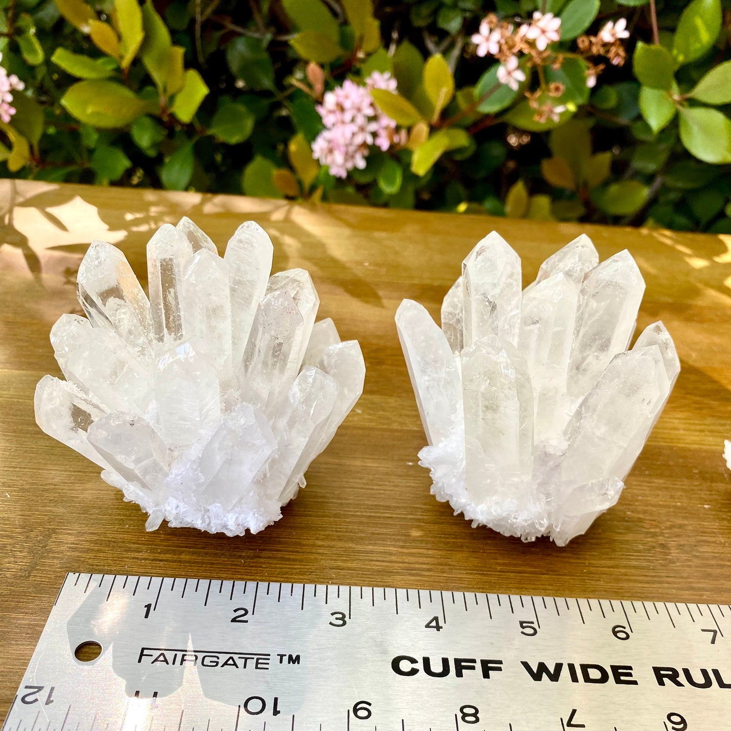 Clear Quartz Crystal Cluster Towers- Healing Crystal Collection Display Figure Gem Energy Cleansing Room Decor Spiritual Unique Gift for Her