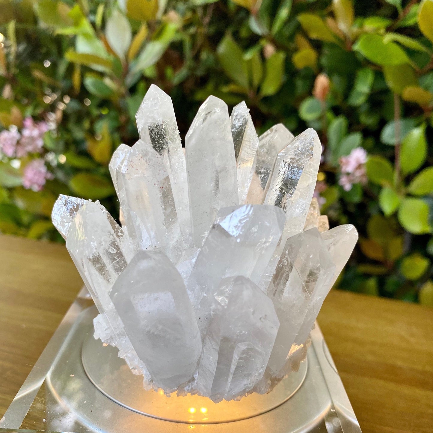 Clear Quartz Crystal Cluster Towers- Healing Crystal Collection Display Figure Gem Energy Cleansing Room Decor Spiritual Unique Gift for Her